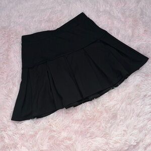 Black pelted skirt